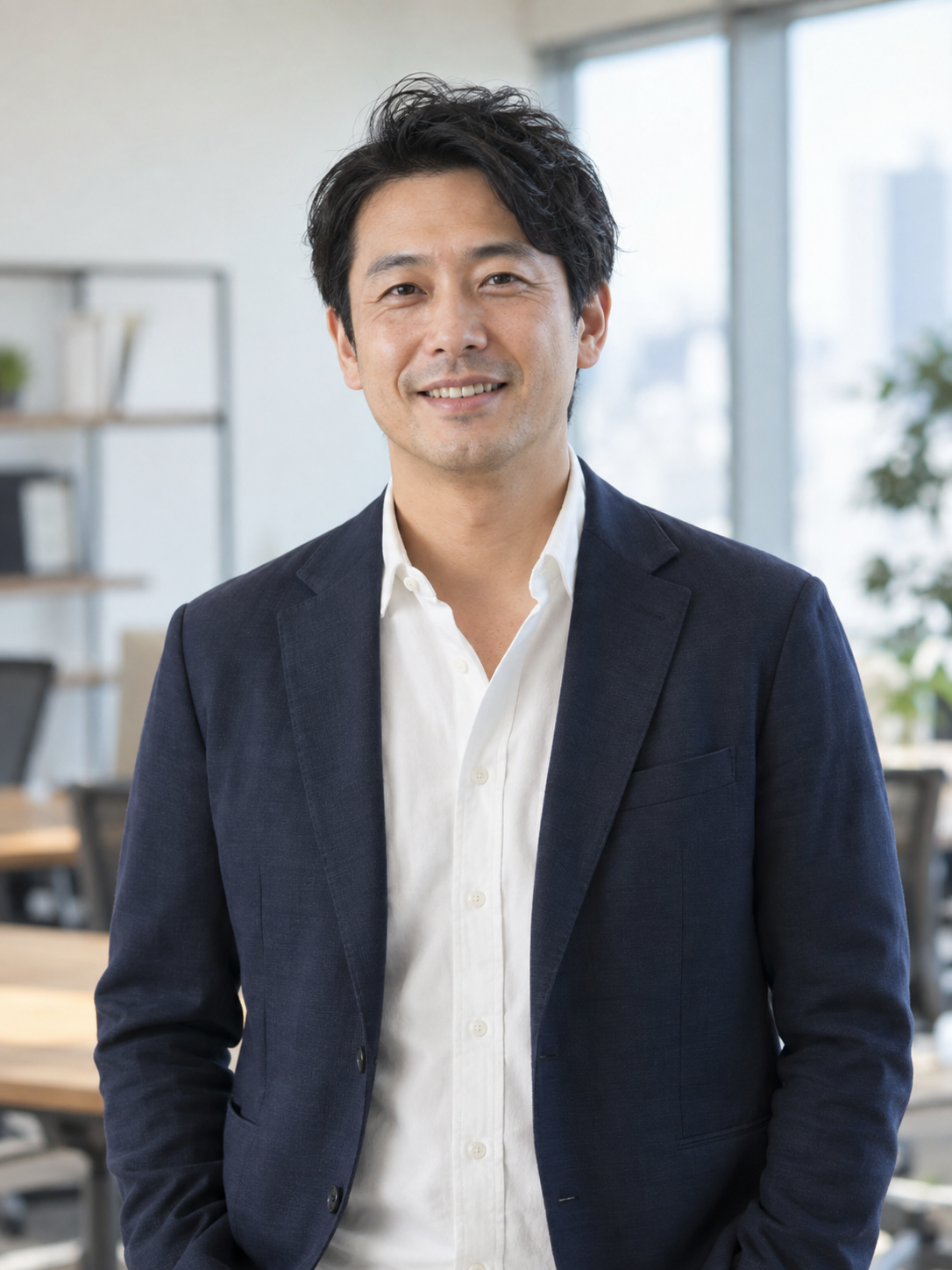 学生との出会いを待つ社長